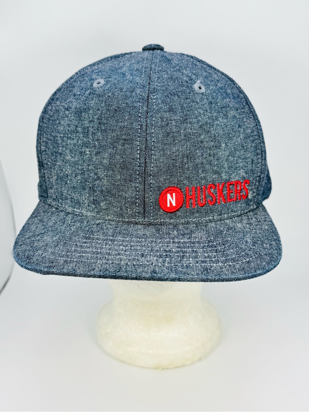 Nebraska Huskers Gray SnapBack Hat Cap Captivating Headwear